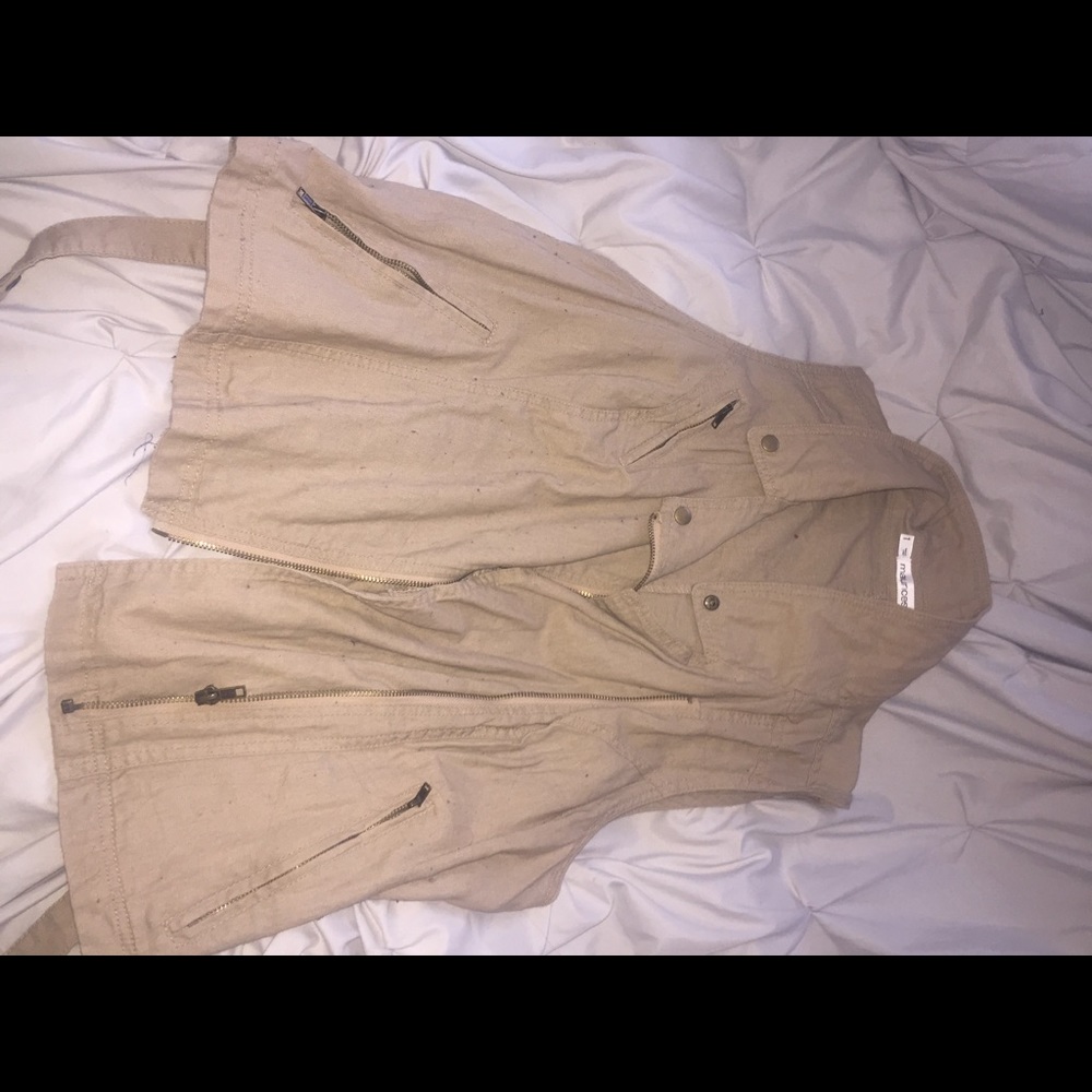 Maurice's Camel Canvas Vest